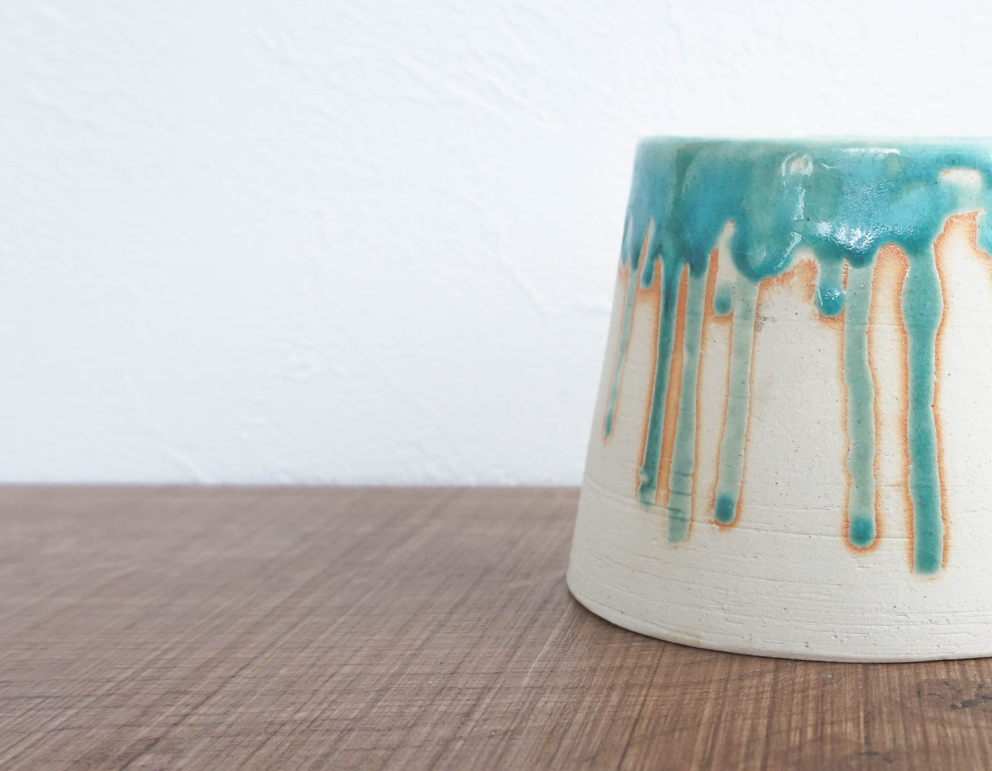 青い富士山の花瓶