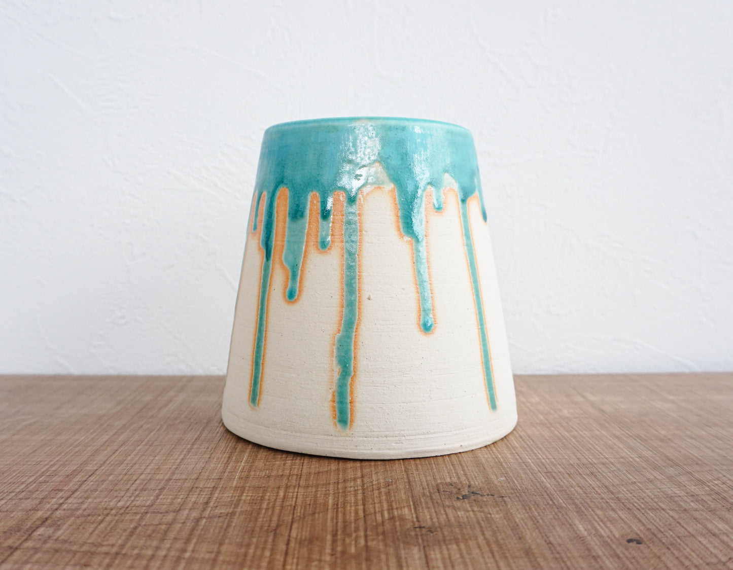 青い富士山の花瓶