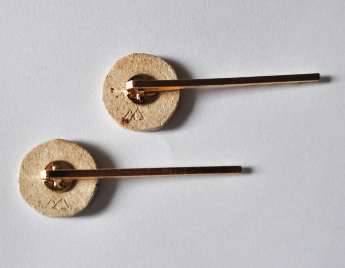 丸い仙厓ヘアピン