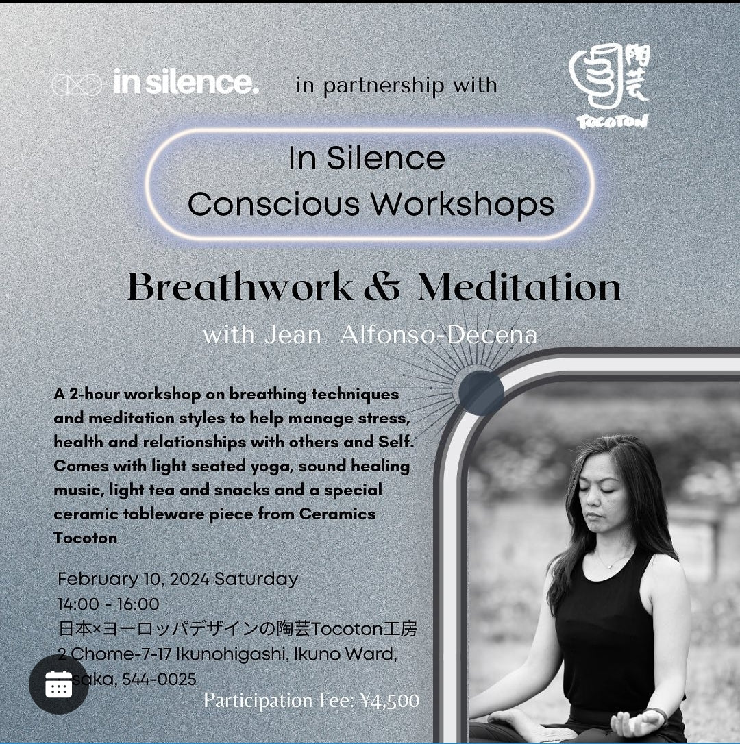 Workshop Breathwork and Meditation with Jean Alfonso-Decena