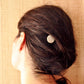 Circle hair accessory with Sengai design